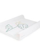 Bonjourbébé Saltea de infasat cu spate intarit si margini de protectie 50x70 cm Monstera Monkey