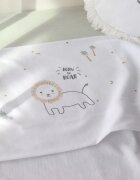 Bonjourbébé Set lenjerie patut cu 3 piese jersey Nairobi 60x120 cm bumbac