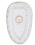 Bonjourbébé Suport de dormit babynest 2 in 1 Premium bumbac Nairobi Mustard 95x65x18 cm