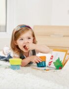 BOON Set caserole cu capace de silicon Snug snack