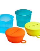 BOON Set caserole cu capace de silicon Snug snack