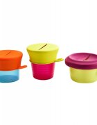 BOON Set caserole cu capace de silicon Snug snack