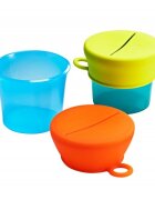BOON Set caserole cu capace de silicon Snug snack