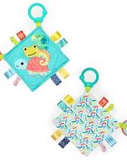 BRIGHT STARTS Jucarie mini paturica cu animalute vesele