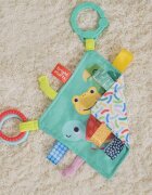 BRIGHT STARTS Jucarie mini paturica cu animalute vesele