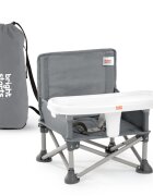 BRIGHT STARTS Scaun de masa portabil PopN Sit Grey