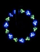 Brightz Lumina led cu efecte animate pentru spite bicicleta Shape