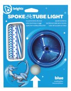 Brightz Lumini tubulare led pentru roti bicicleta Spin albastru