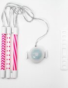 Brightz Lumini tubulare led pentru roti bicicleta Spin roz