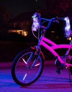 Brightz Lumini tubulare led pentru roti bicicleta Spin roz