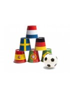 BS Toys Fotbal cu conserve joc de tras la tinta