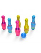 BS Toys Set de bowling din lemn Skittles Jr.