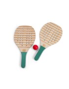 BS Toys Set de Tenis cu rachete din lemn pentru copii