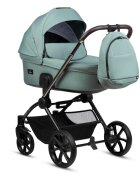 Buba Carucior pentru copii Kanatitza Mentha 2 in 1 cu suspensii scaun reversibil rucsac suport pahar plasa insecte si husa ploaie