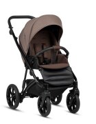 Buba Carucior pentru copii Zaza2 Coffee Brown 2 in 1 cu suspensii scaun reversibil rucsac suport pahar plasa insecte si husa ploaie