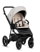 Buba Carucior pentru copii Zaza2 Cream 2 in 1 cu suspensii scaun reversibil rucsac suport pahar plasa insecte si husa ploaie