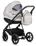 Buba Carucior pentru copii Zaza2 Cream 2 in 1 cu suspensii scaun reversibil rucsac suport pahar plasa insecte si husa ploaie
