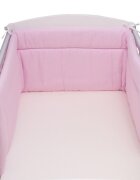 BUBABA Aparatoare laterala pentru patut 190 x 40 cm Pink