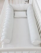 BUBABA Aparatoare patut tip rulou husa detasabila 100 bumbac 235 x 15cm