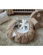 BUBABA Cosulet rotund pentru bebelusi Dots Beige