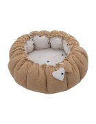 BUBABA Cosulet rotund pentru bebelusi Dots Beige