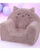 BUBABA Fotoliu din burete Cozy Kitty pink