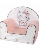 BUBABA Fotoliu din burete Kitty pink