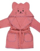 BUBABA Halat de baie cu urechi Kitty 2 - 4 ani pink