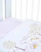 BUBABA Lenjerie patut 2 piese Pink Bunny bumbac