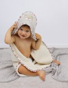 BUBABA Prosop cu capison si broderie Teddy Bear 0-3 ani