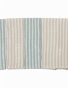 BUBABA Set 4 lavete din muselina Green Stripes 40x40 cm