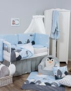 BUBABA Set de pat pentru bebelusi Sky Story 6 piese