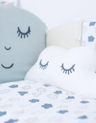 BUBABA Set de pat pentru bebelusi Smile 10 piese + perna norisor cadou