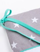 Bubaland Aparatoare interioara pentru patut 180x30 cm Grey Stars