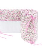 Bubaland Aparatoare interioara pentru patut 180x30 cm Meadow Pink