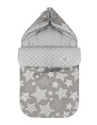 Bubaland Sac de iarna universal Minky Big Stars 85 cm