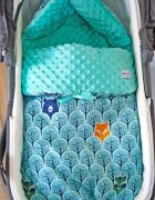 Bubaland Sac de iarna universal Minky Forest 85 cm