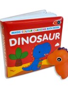 Buddy&Barney Carte si jucarie care isi schimba culoarea Dinozaur