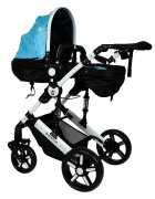BUF BOOF Carucior 2 in 1 reversibil 0-36 luni X2 Blue
