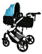 BUF BOOF Carucior 2 in 1 reversibil 0-36 luni X2 Blue