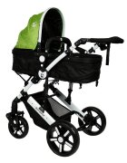 BUF BOOF Carucior 2 in 1 reversibil 0-36 luni X2 Green