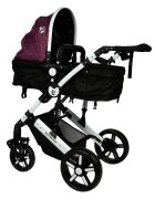 BUF BOOF Carucior 2 in 1 reversibil 0-36 luni X2 Purple