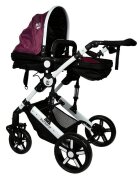BUF BOOF Carucior 2 in 1 reversibil 0-36 luni X2 Purple