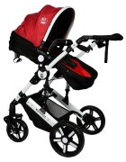 BUF BOOF Carucior 2 in 1 reversibil 0-36 luni X2 Red