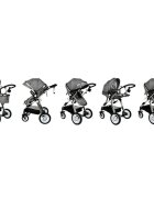 BUF BOOF Carucior 2 in 1 reversibil S-18 Grey 0-36 luni