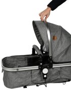BUF BOOF Carucior 2 in 1 reversibil S-18 Grey 0-36 luni