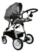 BUF BOOF Carucior 2 in 1 reversibil S-18 Grey 0-36 luni