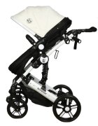 BUF BOOF Carucior 2 in 1 reversibil X-2 Plus Black and White 0-36 luni