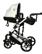 BUF BOOF Carucior 2 in 1 reversibil X-2 Plus Black and White 0-36 luni