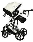 BUF BOOF Carucior 2 in 1 reversibil X-2 Plus Black and White 0-36 luni